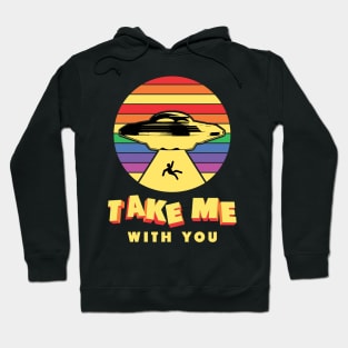 Retro Take Me With You UFO Hoodie